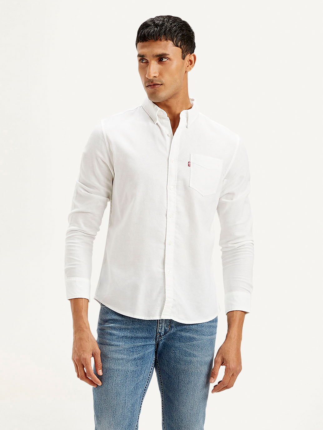 LEVIS Men's Solid Slim Fit Shirt