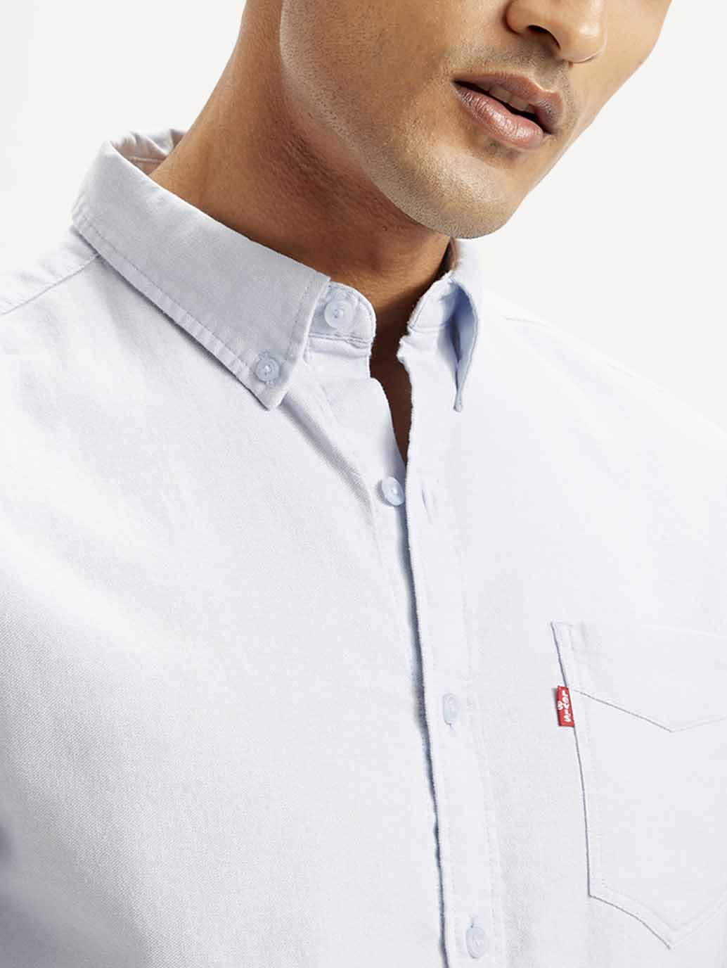 LEVIS Men's Solid Slim Fit Shirt