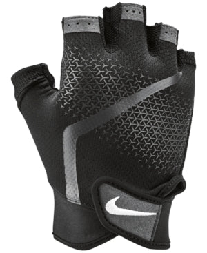 The image shows a pair of men’s Nike full-finger gloves, showcasing their sleek design and snug fit.