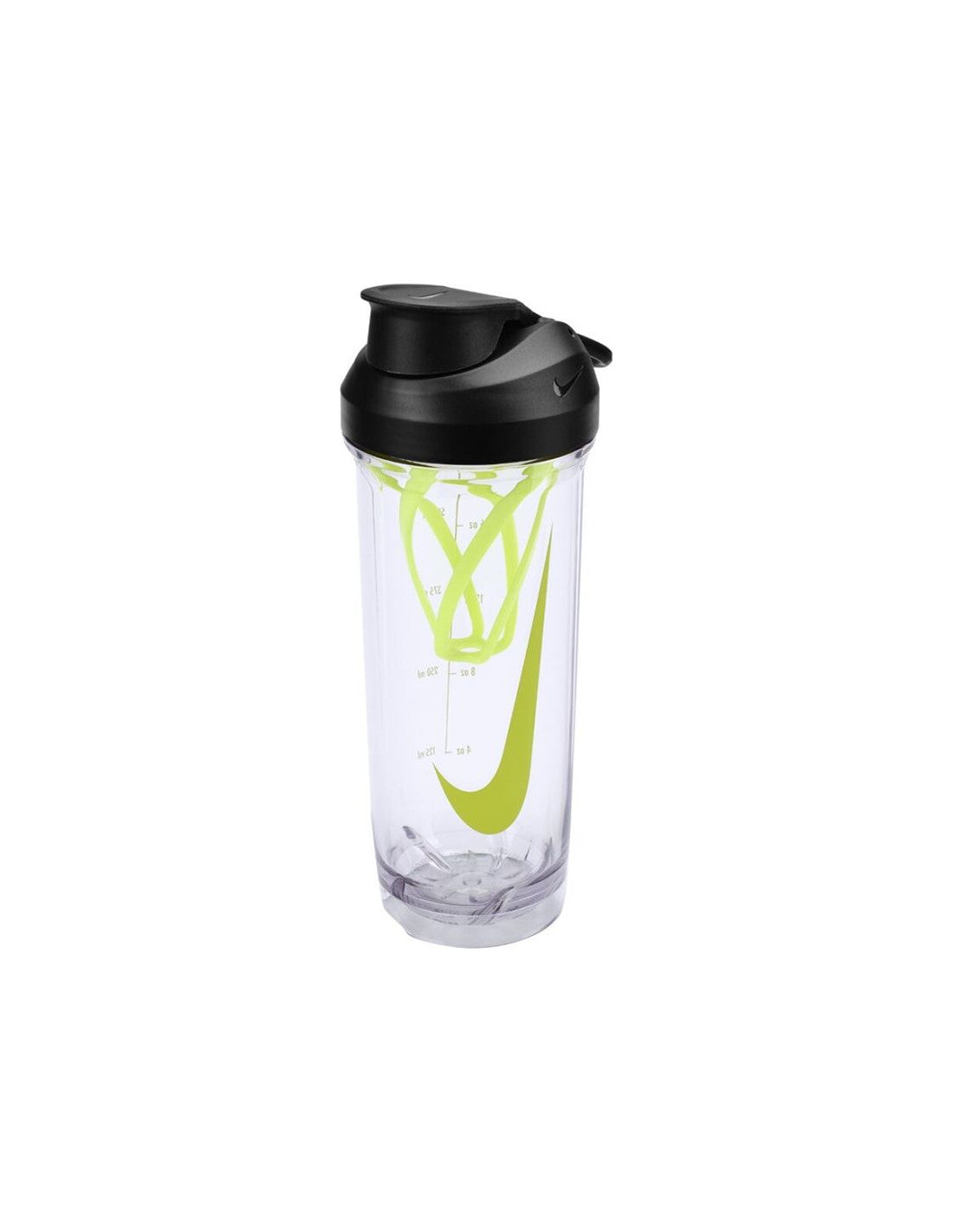 The image shows a unisex Nike sipper shaker with a secure lid, ergonomic design, and a built-in shaker ball for smooth mixing.