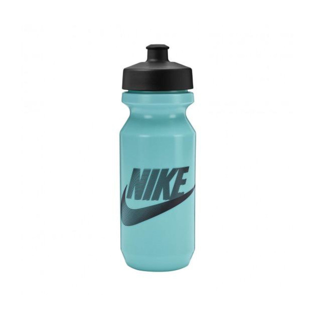 The image shows a sleek, unisex Nike soft plastic sipper with a spill-proof lid, featuring a lightweight design and the Nike logo.