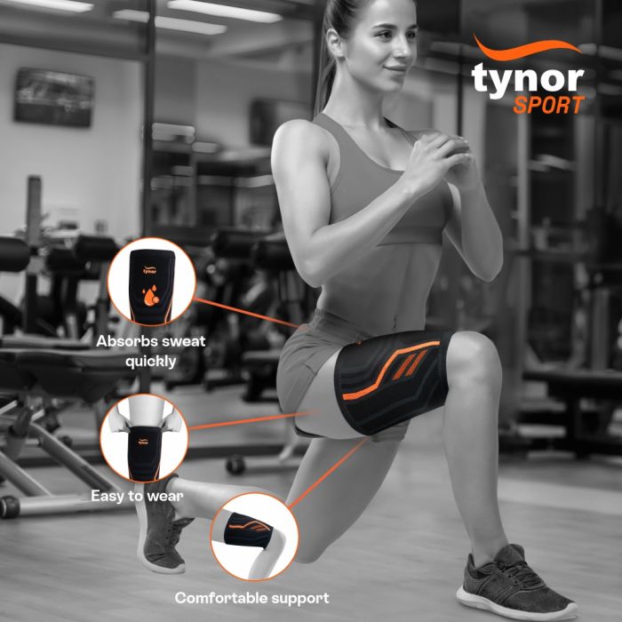 Tynor THIGH SUPPORT AIR PRO B.O Unisex Thigh Support-125000400909001