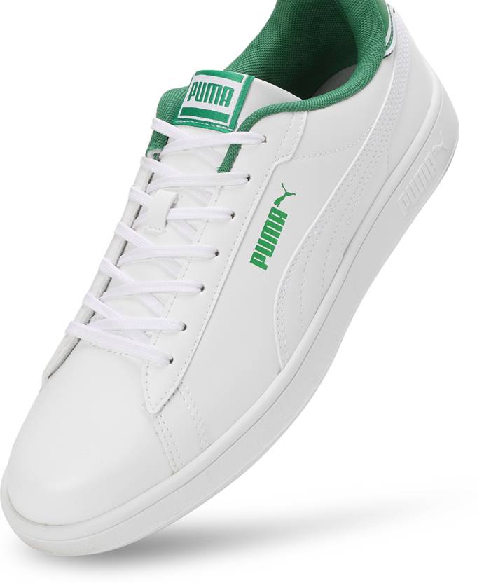 Puma Smash Pop PUMA White-Archive Green- Men's Lifestyle Shoes-39712802