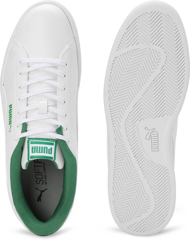 Puma Smash Pop PUMA White-Archive Green- Men's Lifestyle Shoes-39712802