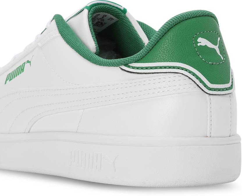 Puma Smash Pop PUMA White-Archive Green- Men's Lifestyle Shoes-39712802