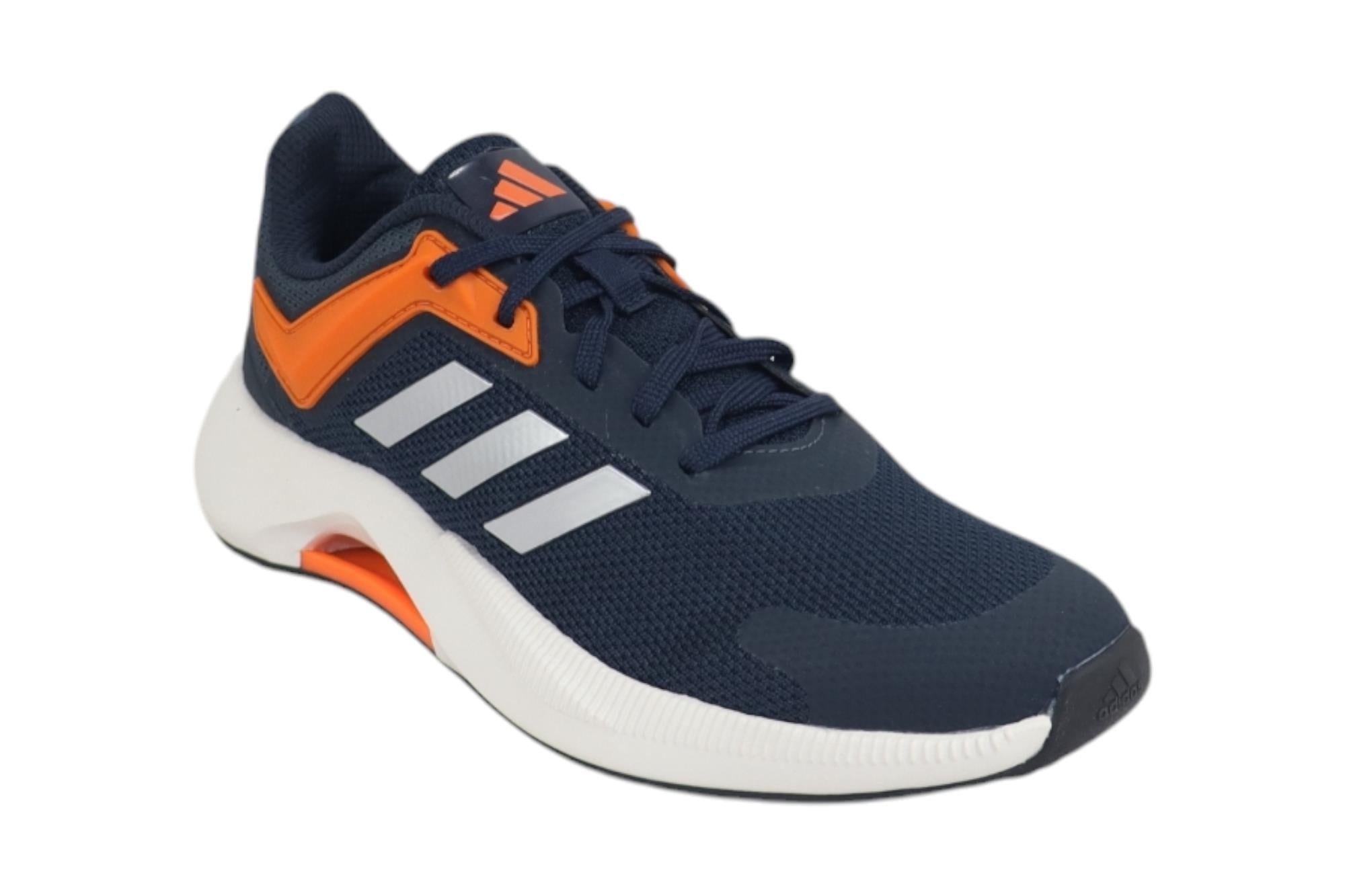 The photo shows a side view of the ADIDAS Tor-Star M Men LaceUp, highlighting its breathable mesh upper, secure lace-up design, and flexible rubber outsole with a modern and sleek finish