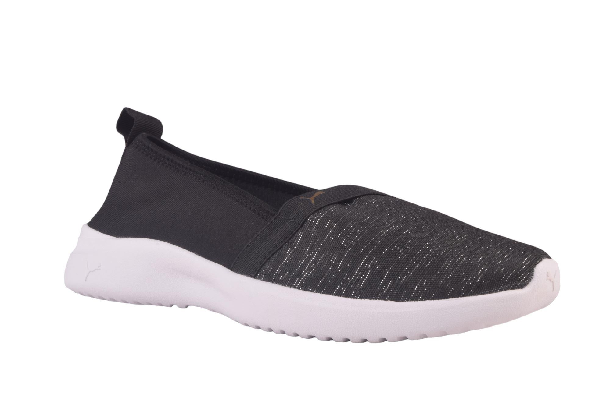 Side view of PUMA Women's Lifestyle Lace-Up Sneakers, showcasing the sleek design, breathable upper, cushioned insole, and iconic PUMA logo, designed for comfort and style in everyday wear.