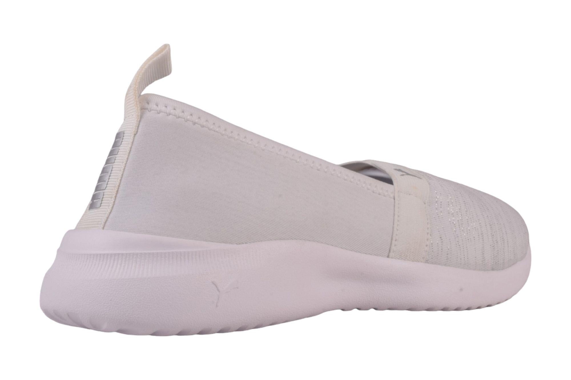 Puma Adelina Space Metallics PUMA White-Matte Women's Casual Shoes-39853802