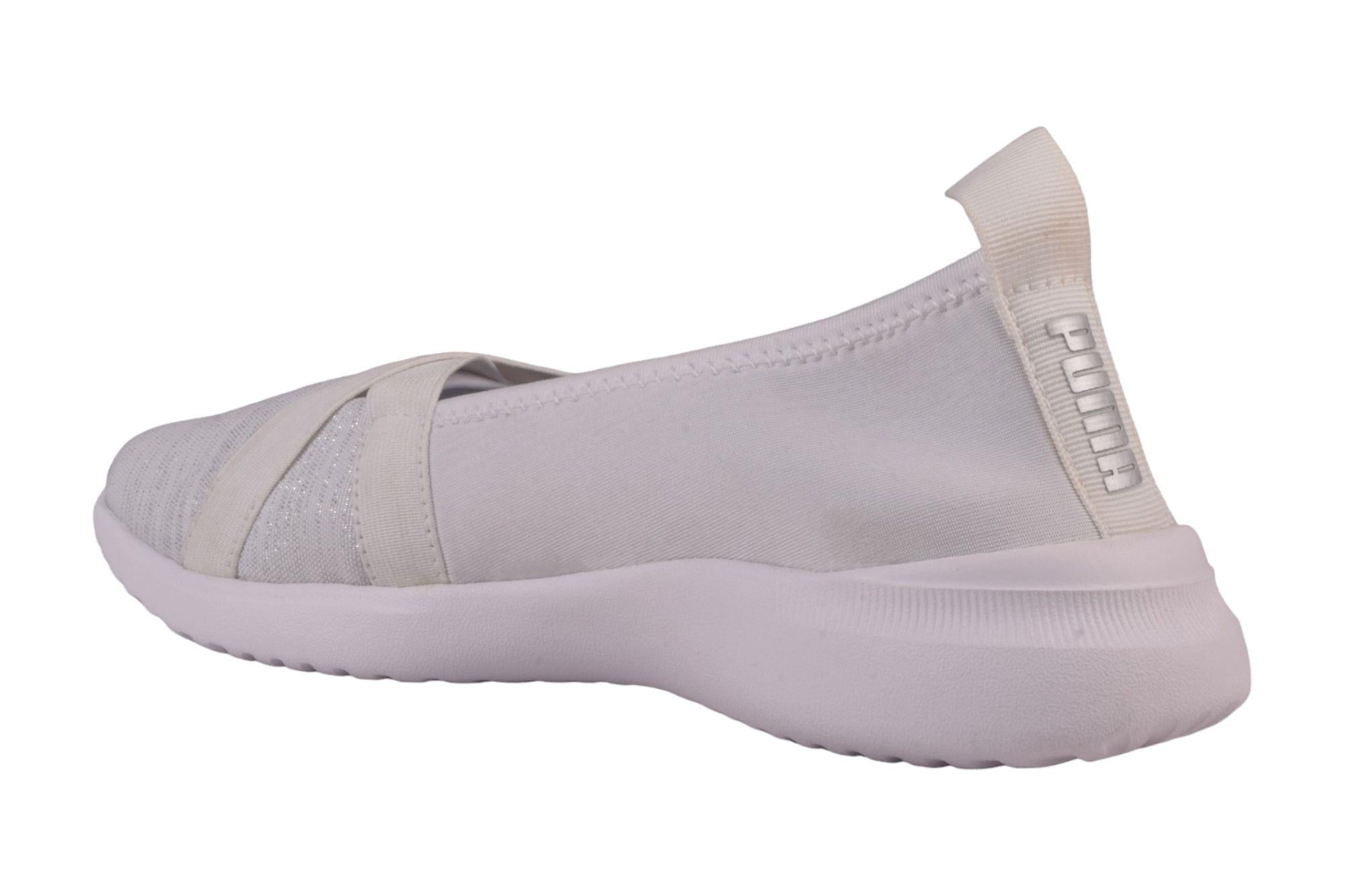 Puma Adelina Space Metallics PUMA White-Matte Women's Casual Shoes-39853802