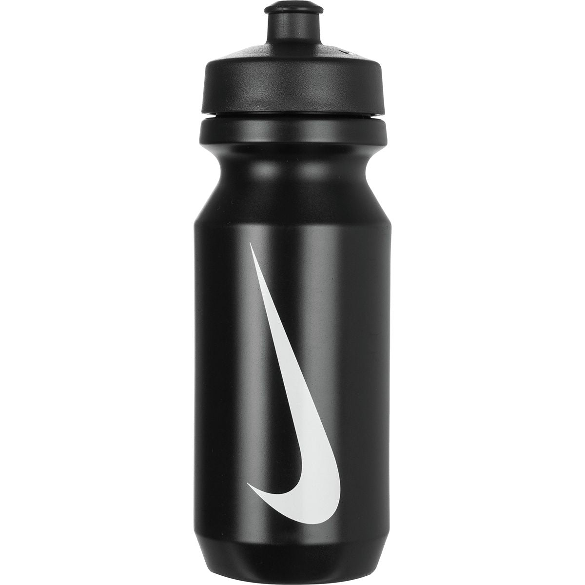 The image shows a sleek, unisex Nike soft plastic sipper with a spill-proof lid, featuring a lightweight design and the Nike logo.