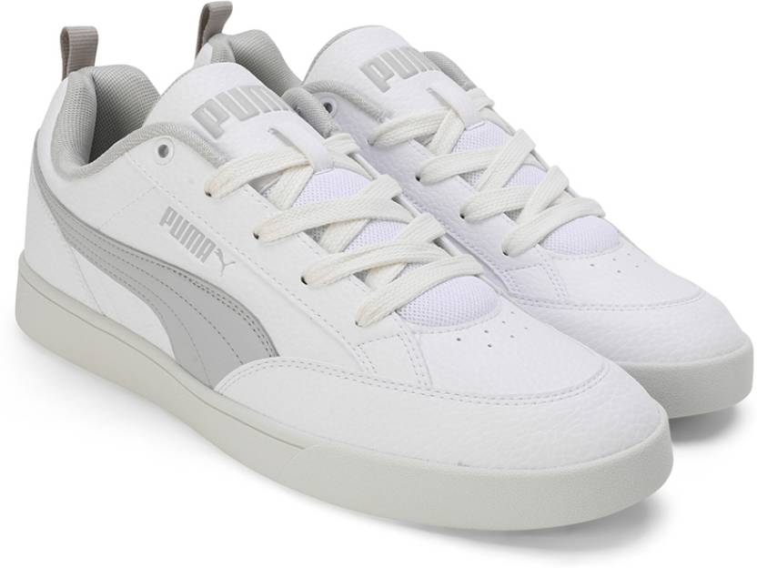 Side view of PUMA Men's Lifestyle Lace-Up Sneakers, showcasing the sleek design, breathable upper, cushioned insole, and iconic PUMA logo, designed for comfort and style in everyday wear.