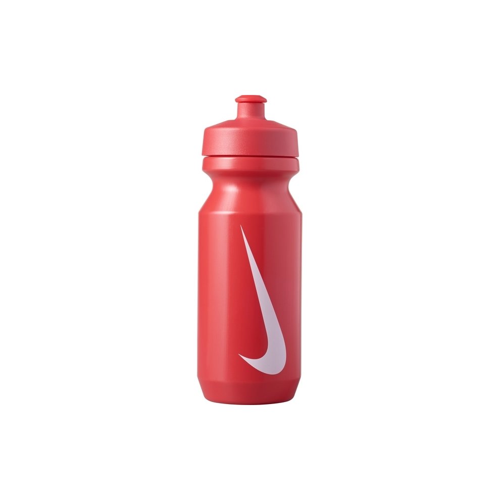 The image shows a sleek, unisex Nike soft plastic sipper with a spill-proof lid, featuring a lightweight design and the Nike logo.