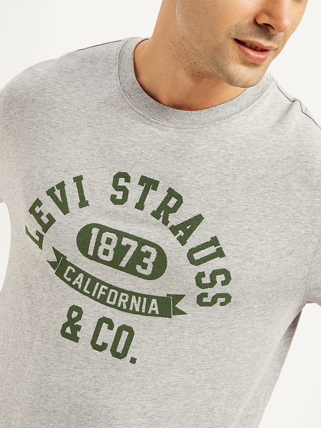 LEVIS Men's Typographic Print Slim Fit T-Shirt