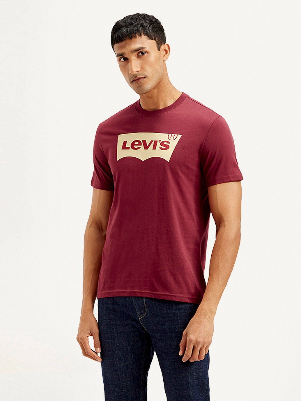 LEVIS Men's Brand Logo Slim Fit T-Shirt