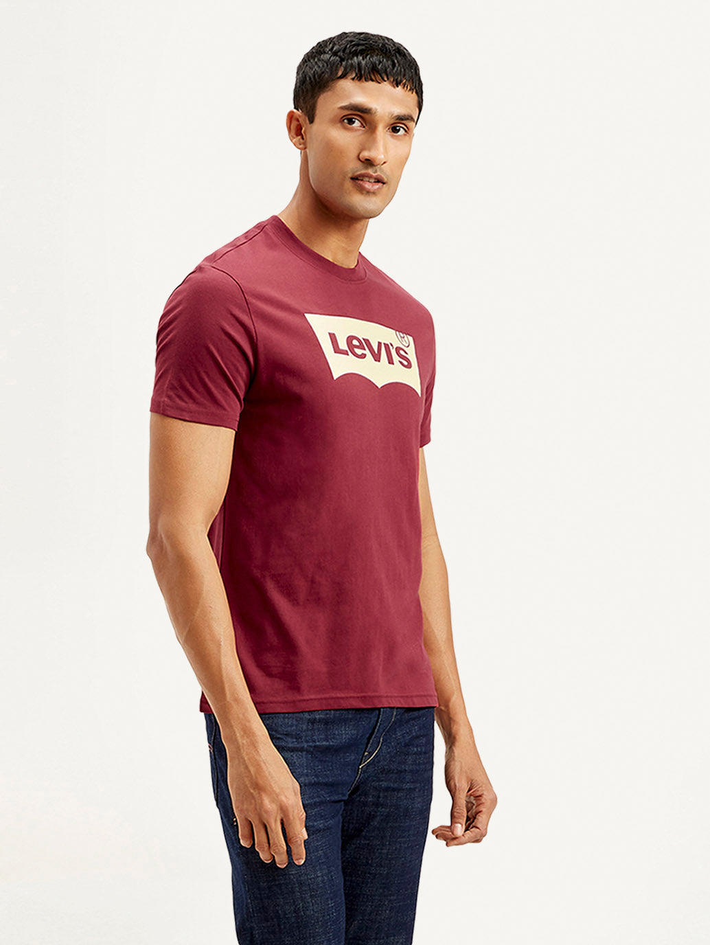 LEVIS Men's Brand Logo Slim Fit T-Shirt