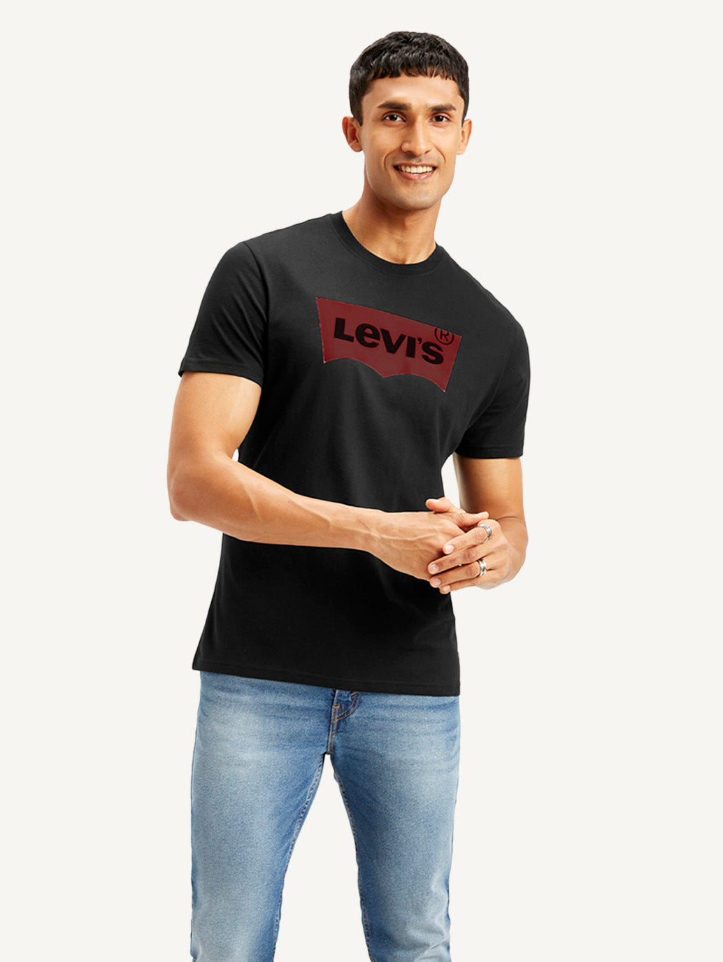 LEVIS Men's Brand Logo Slim Fit T-Shirt