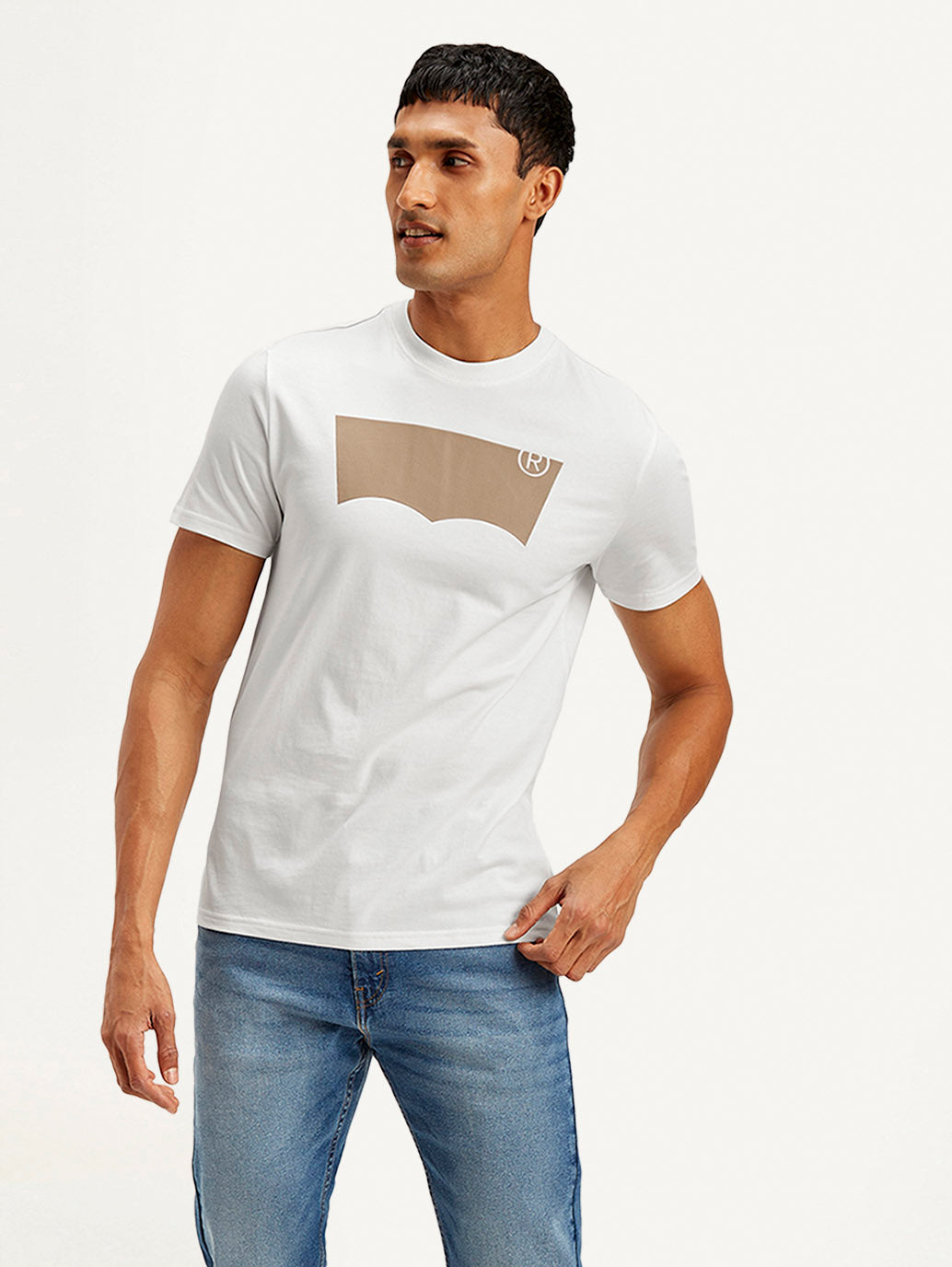 LEVIS Men's Brand Logo Slim Fit T-shirt