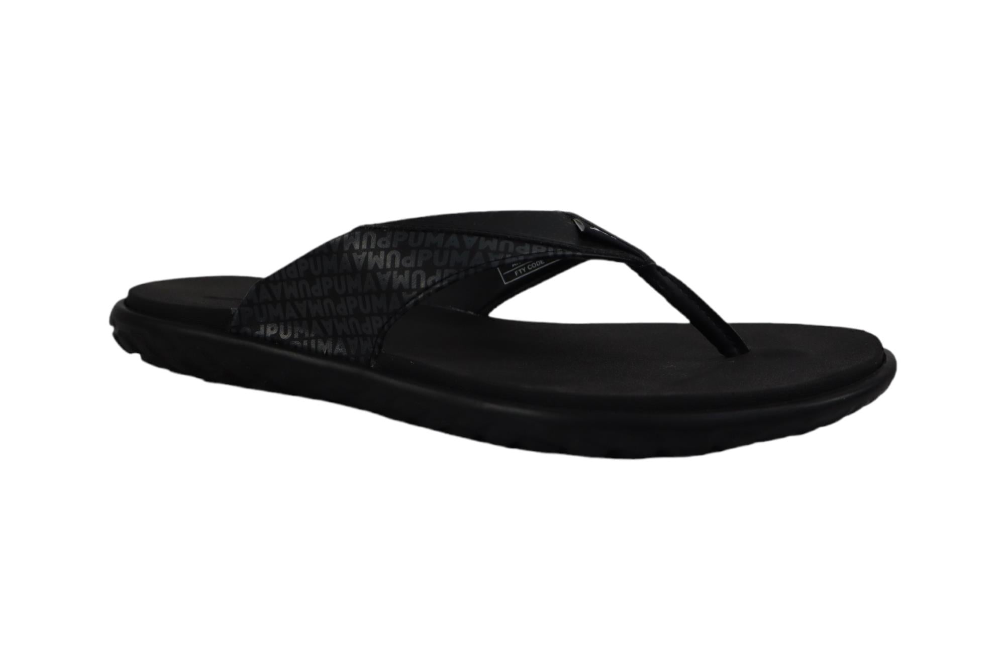 Side view of the PUMA Galaxy Comfort V4 Men Sandal, showcasing adjustable straps, cushioned footbed, and a sleek, durable design.