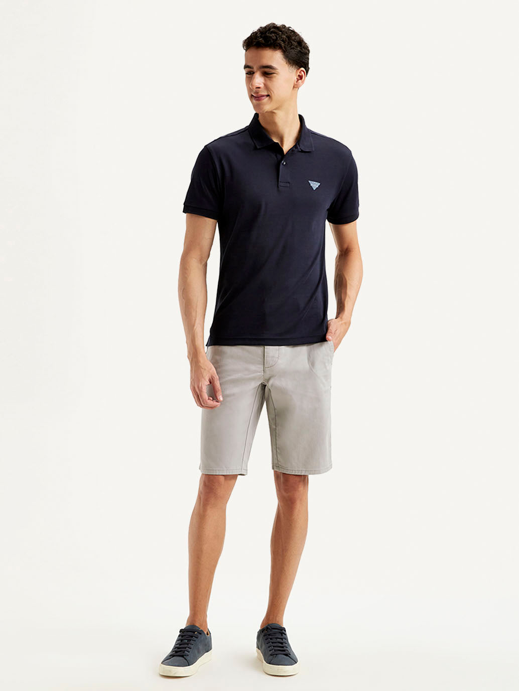 LEVIS Men's Solid Slim Fit Polo T-shirt