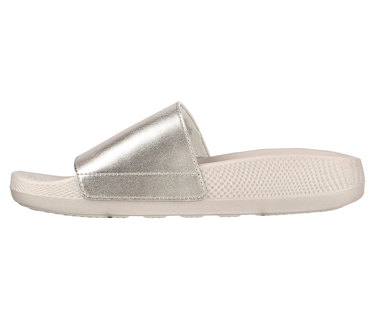 SKECHERS HYPER SLIDE - SHINE ON Women's Slide-140431-GLD