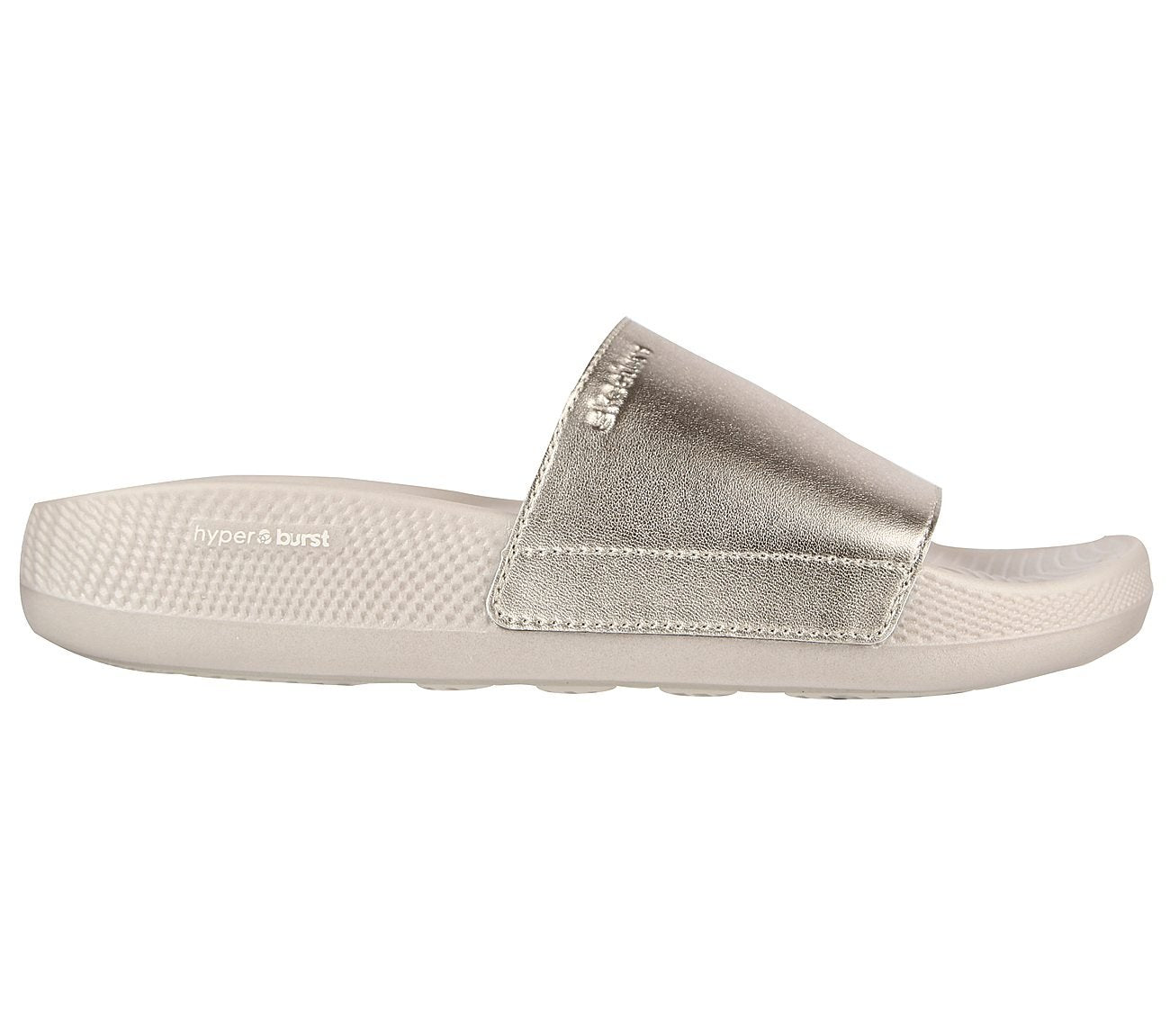 SKECHERS HYPER SLIDE - SHINE ON Women's Slide-140431-GLD