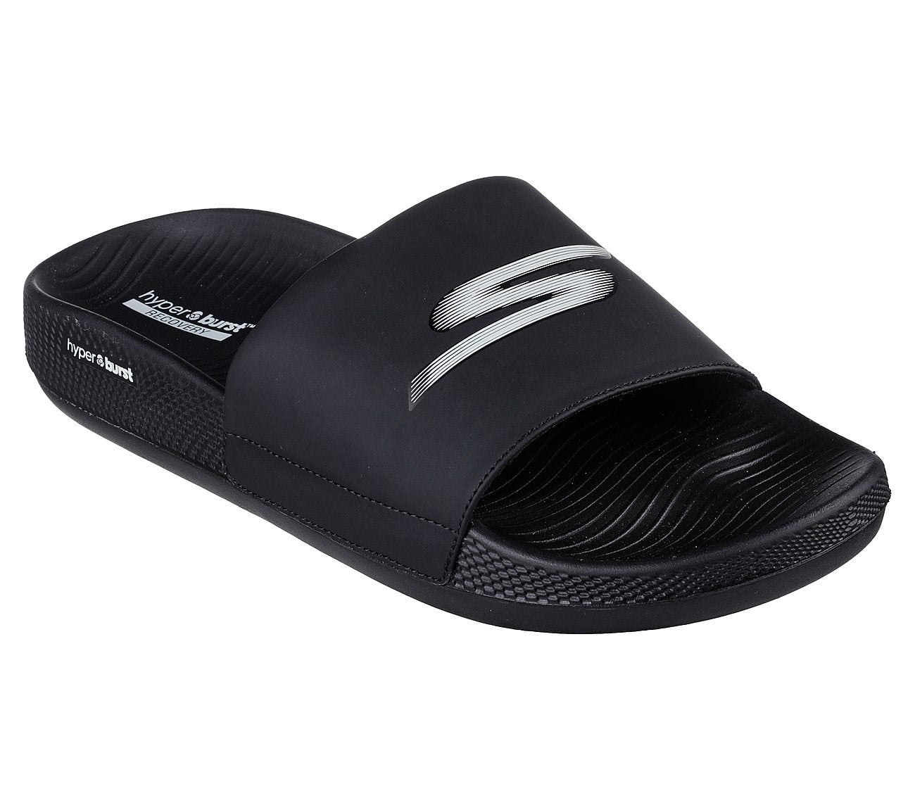 SKECHERS HYPER SLIDE - HYPER COMFORT Men's SLIDE-229133-BBK