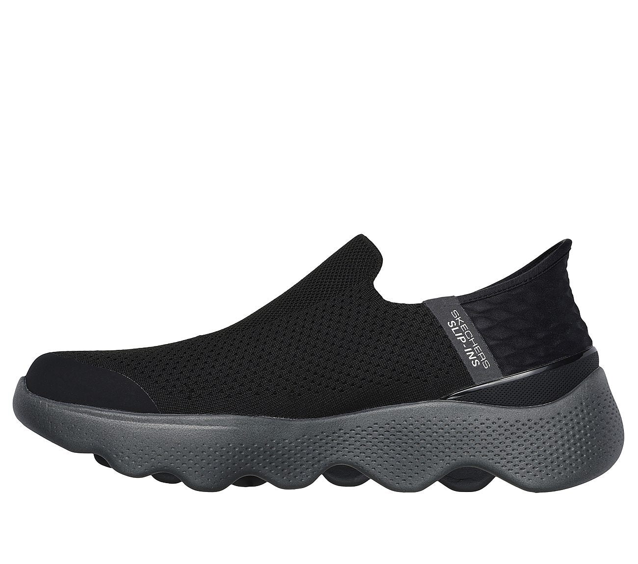 Skechers GO WALK MASSAGE FIT - CURRENT Men's Walking Shoes-216411-BKGY