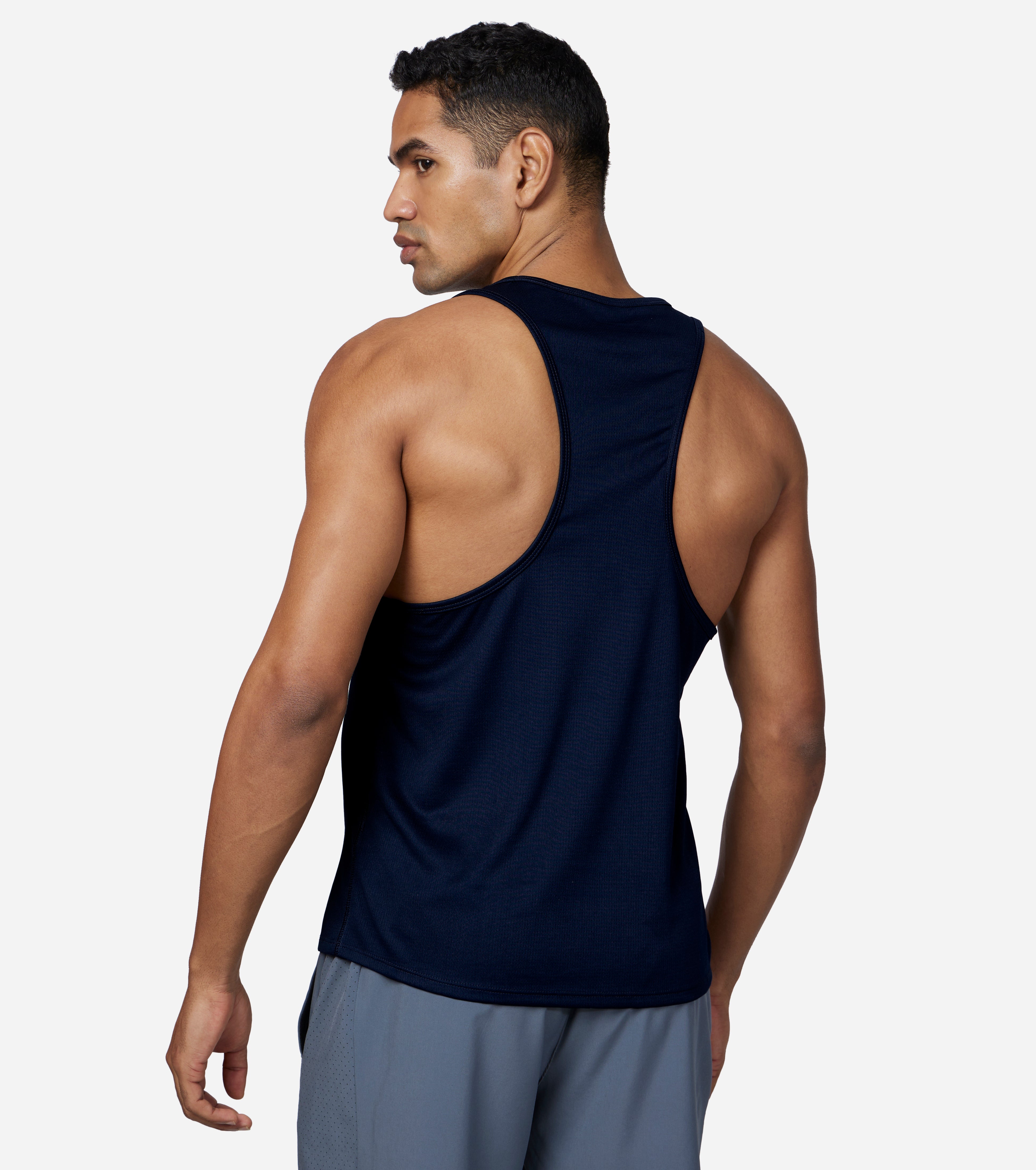 Skechers GORUN RAZOR SINGLET Men's Tank-MTT40A-NVY