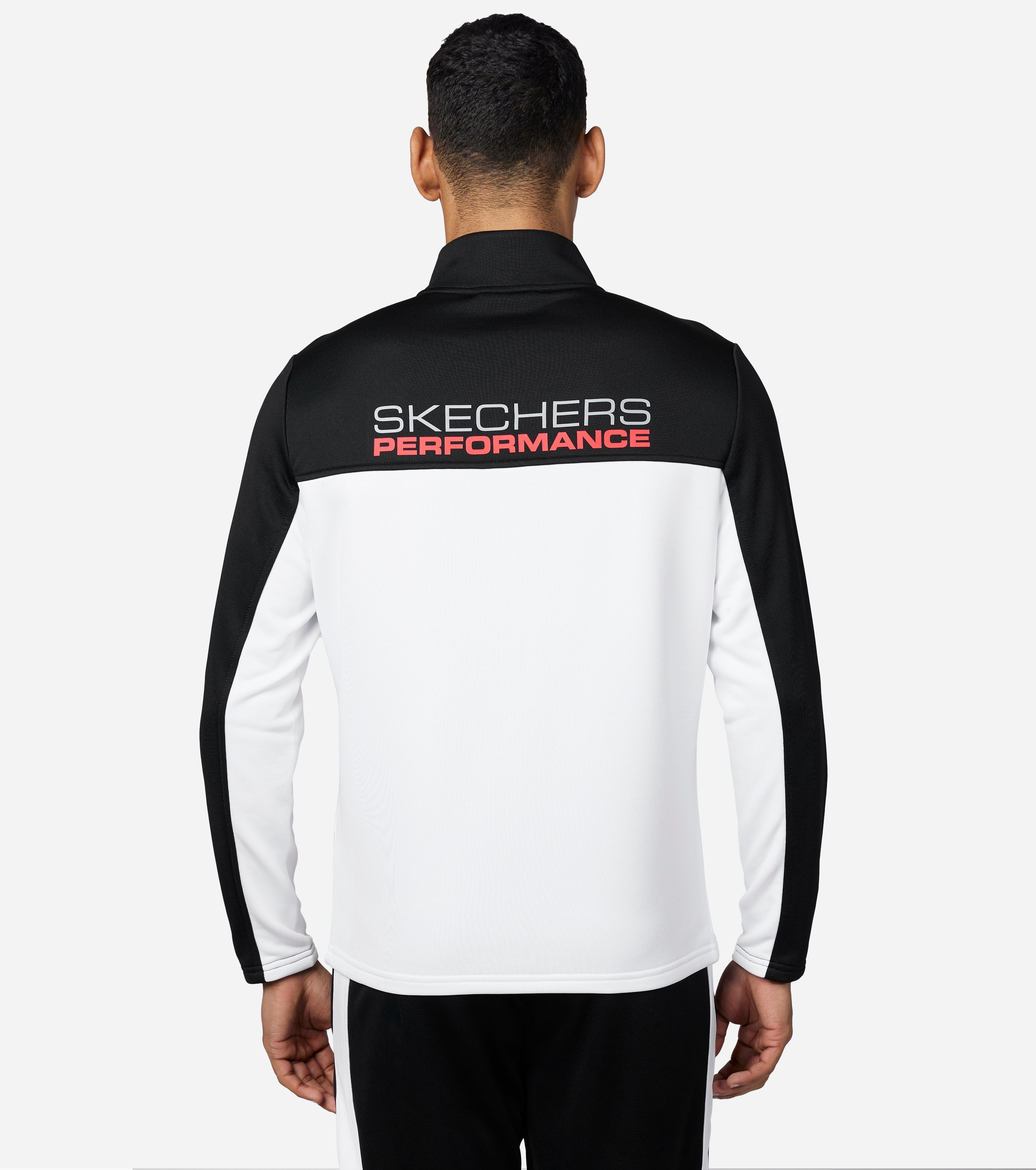 SKECHERS GORUN SKECHTECH TRACK JACKET Men's Jackets-MJA290A-BLK