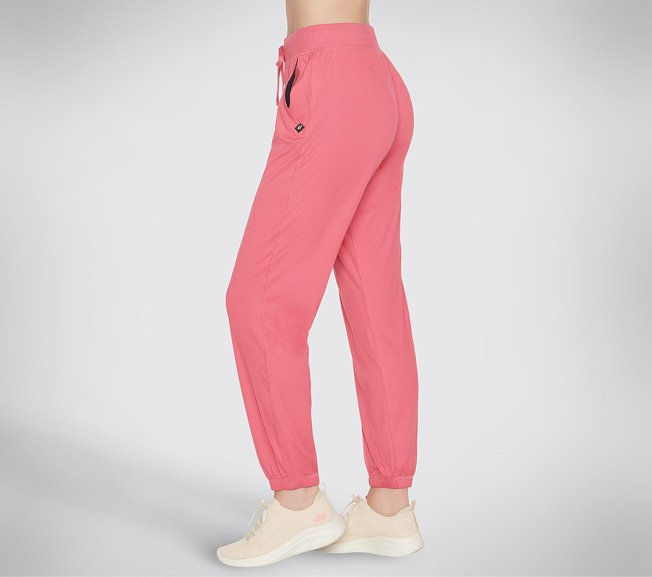 Skechers GODRI RESTORATIVE RIB JOGGER Women's Pants-WPT178A-RDBL