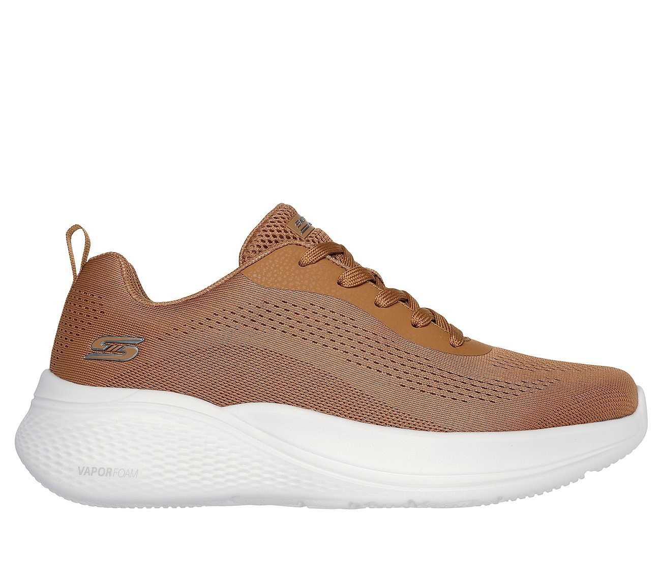 A sleek and stylish lace-up sneaker with a breathable knit upper, cushioned memory foam insole, and a lightweight, flexible outsole for all-day comfort