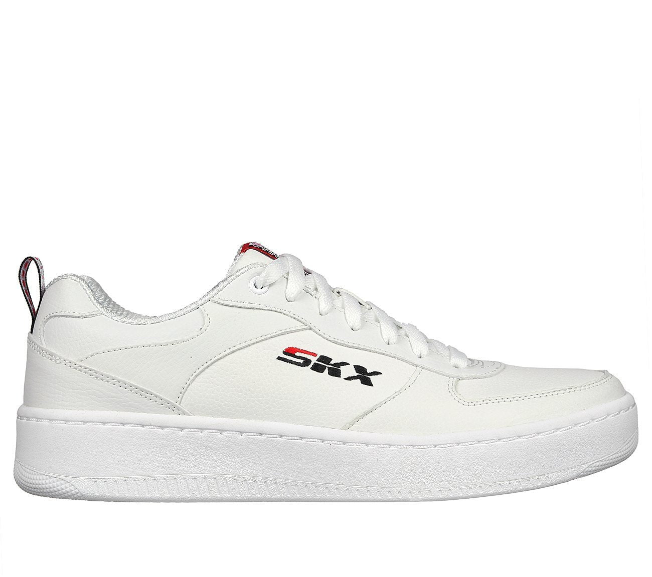 A sporty and stylish men’s lace-up sneaker featuring a durable leather and synthetic upper, cushioned insole, and a grippy rubber outsole for enhanced performance and comfort