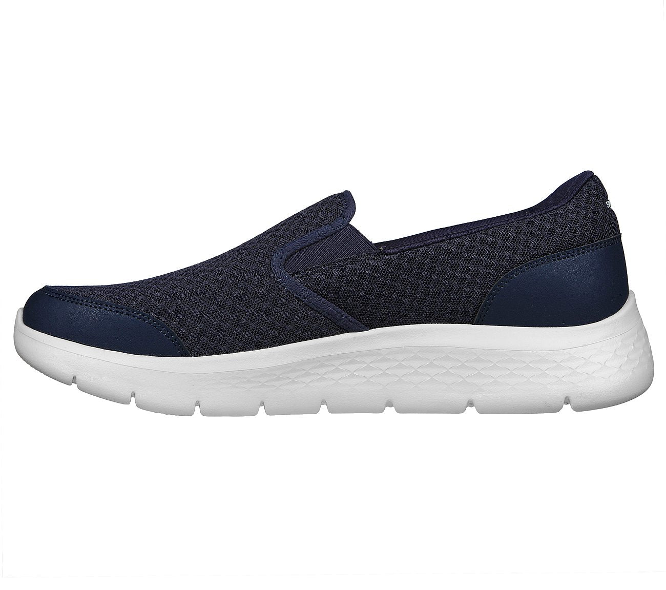 SKECHERS GO WALK FLEX - REQUEST MEN'S SLIP ON SLIP ON SHOE - 216485-NVGY