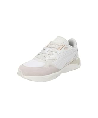 Side view of PUMA Men's Lifestyle Lace-Up Sneakers, showcasing the sleek design, breathable upper, cushioned insole, and iconic PUMA logo, designed for comfort and style in everyday wear.