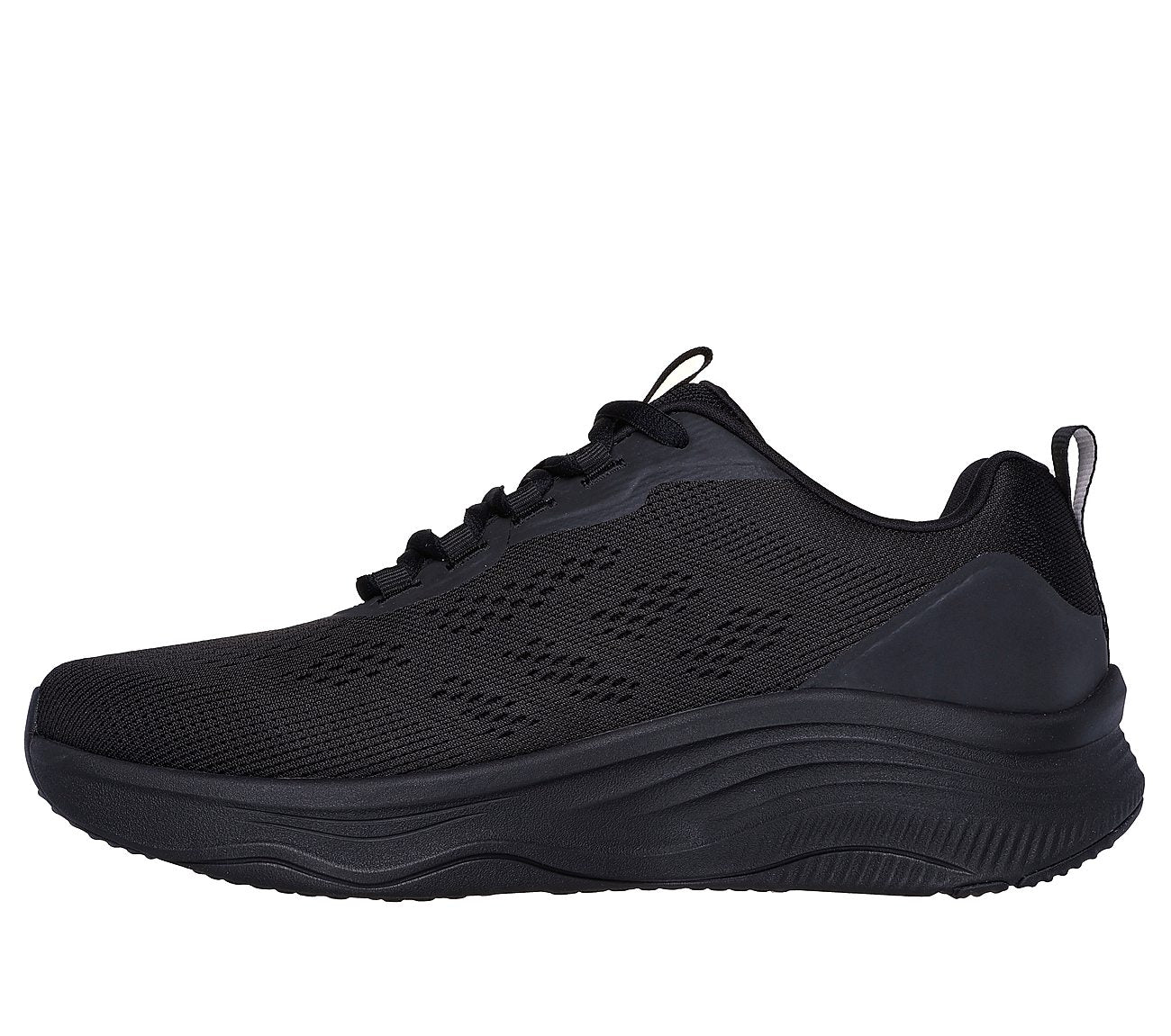 SKECHERS D`LUX FITNESS-NEW AF MEN'S LACEUP ACTIVE SHOE - 232617-BBK