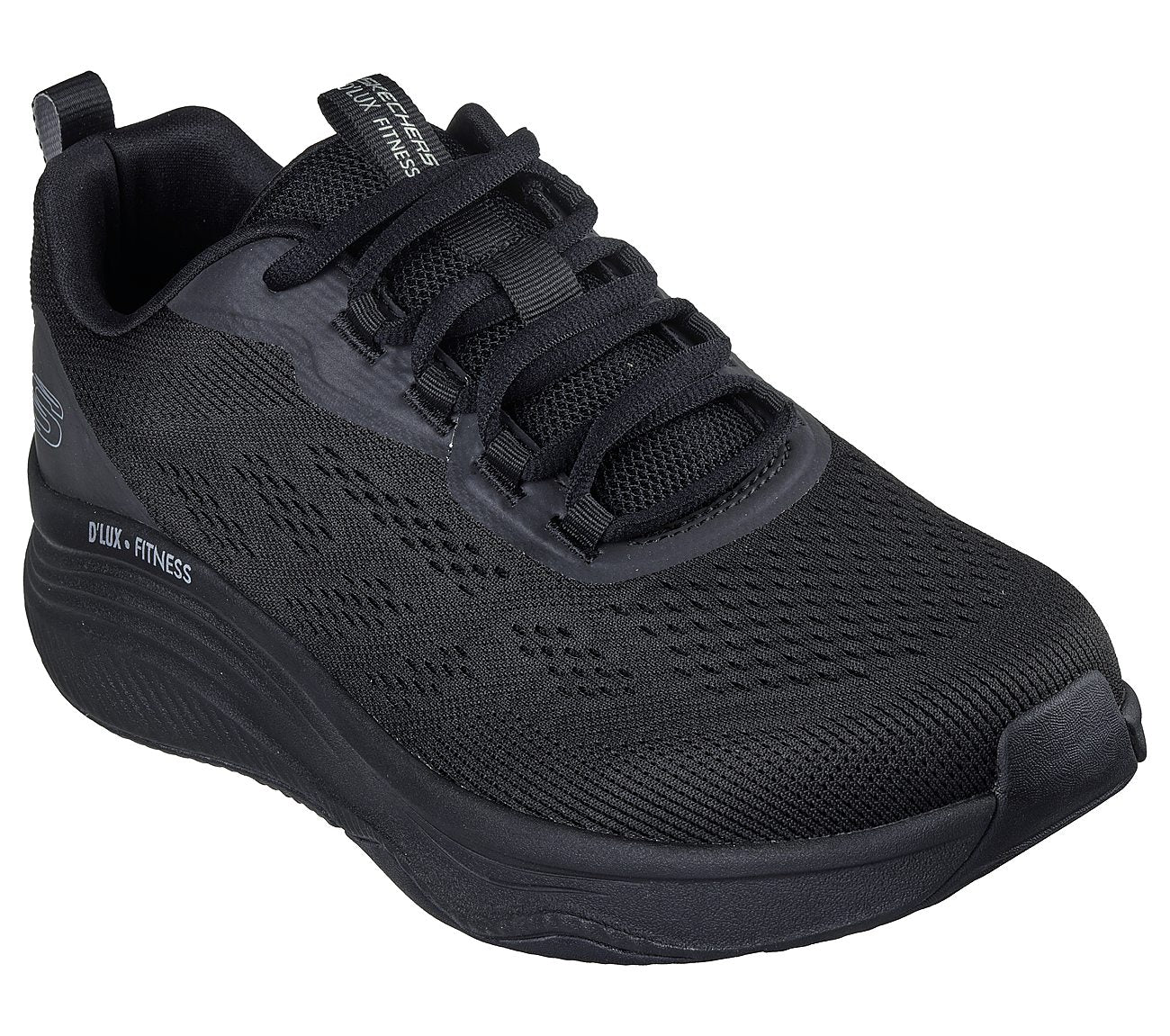 SKECHERS D`LUX FITNESS-NEW AF MEN'S LACEUP ACTIVE SHOE - 232617-BBK