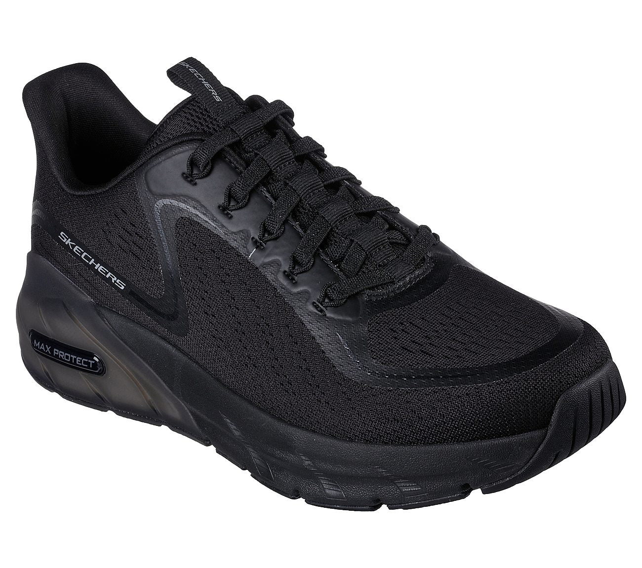 SKECHERS MAX PROTECT SPORT - MEN'S LACEUP RUNNING SHOES - 232664-BBK