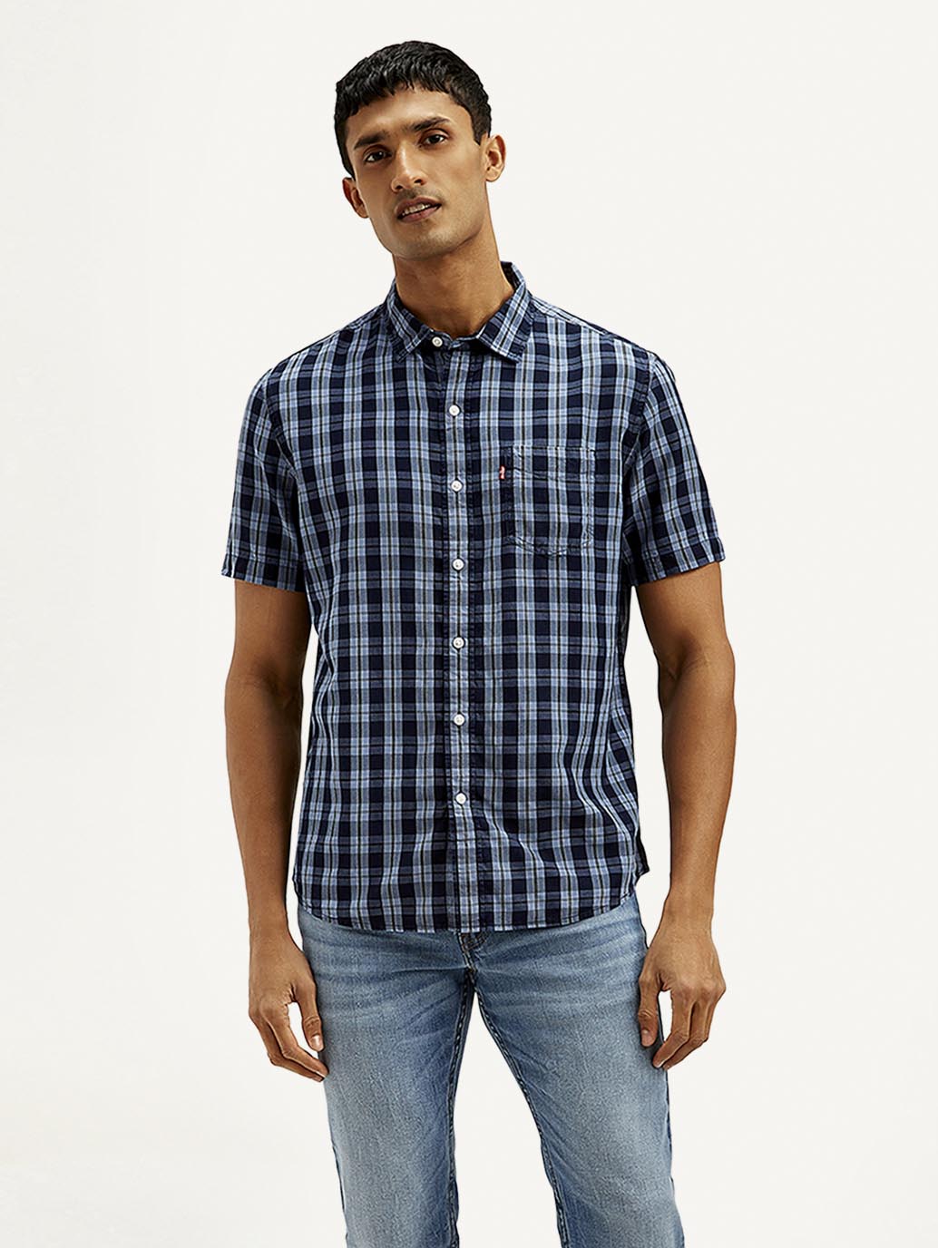 LEVIS Men's Checkered Slim Fit Shirt