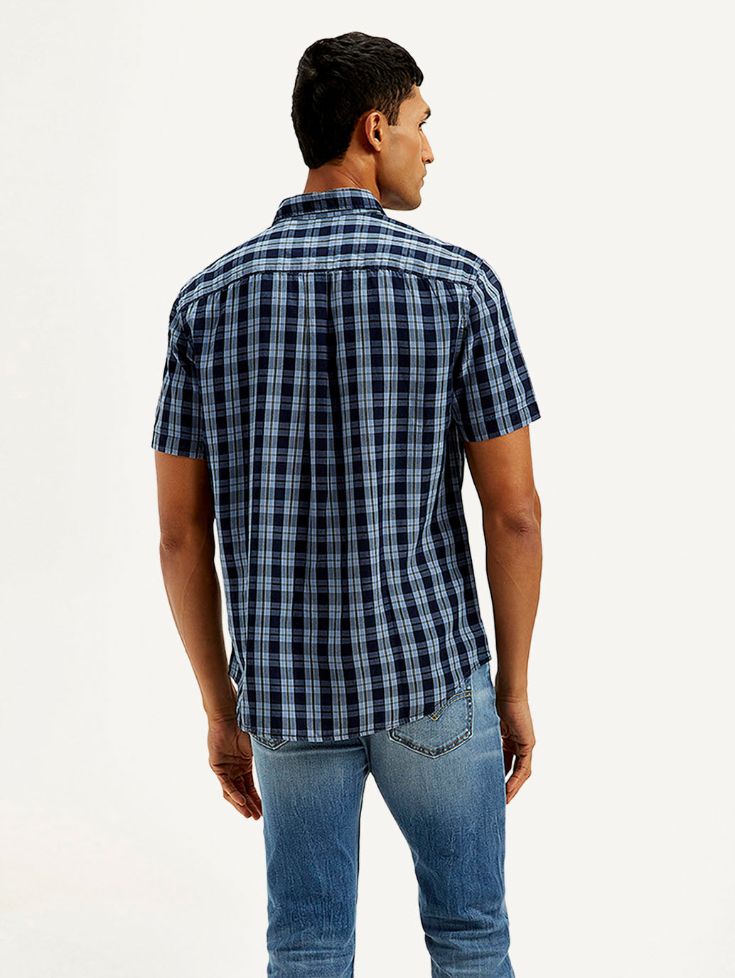 LEVIS Men's Checkered Slim Fit Shirt