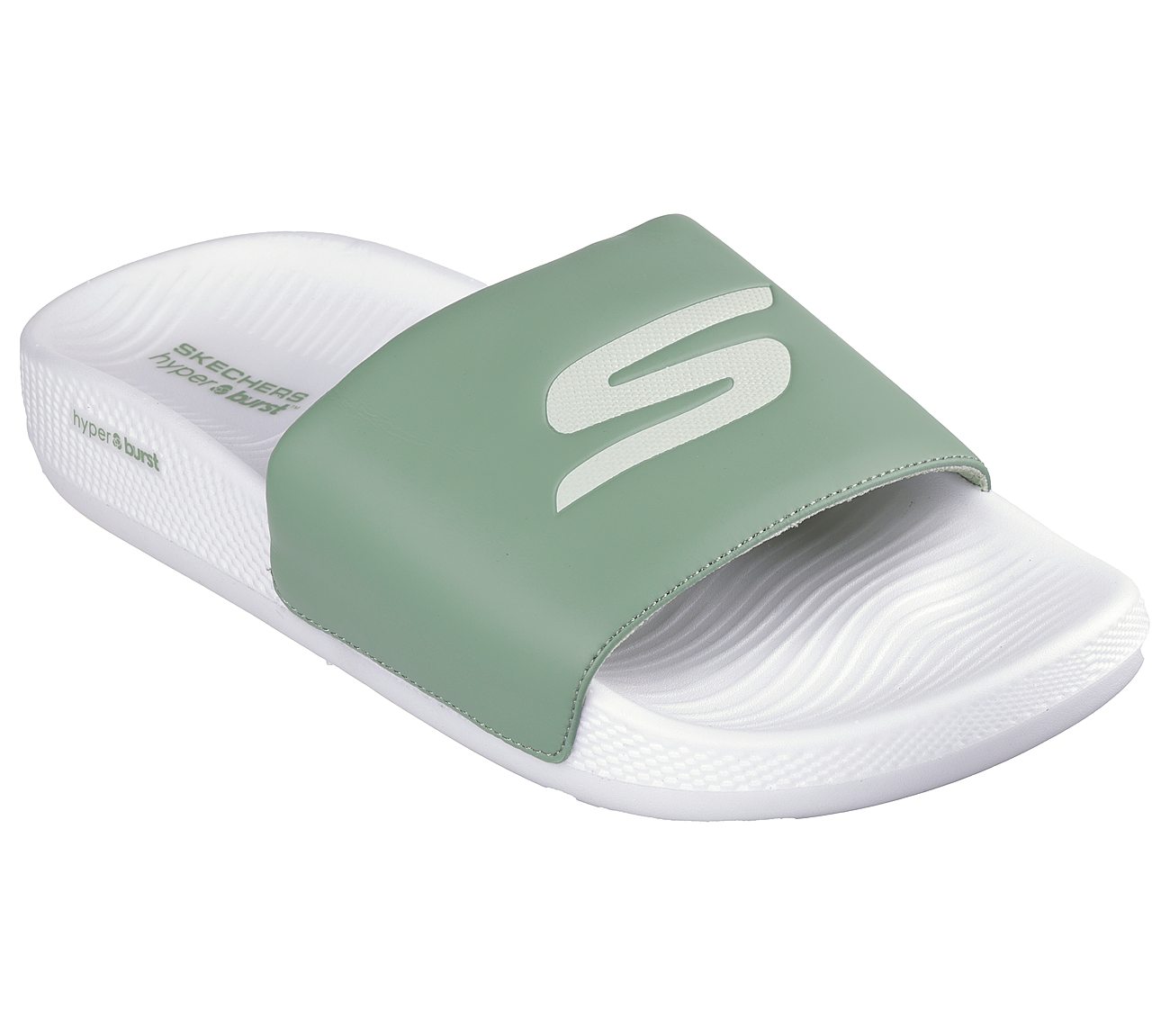 SKECHERS HYPER SLIDE - DERIVE MEN'S SANDAL - 246020-SAGE