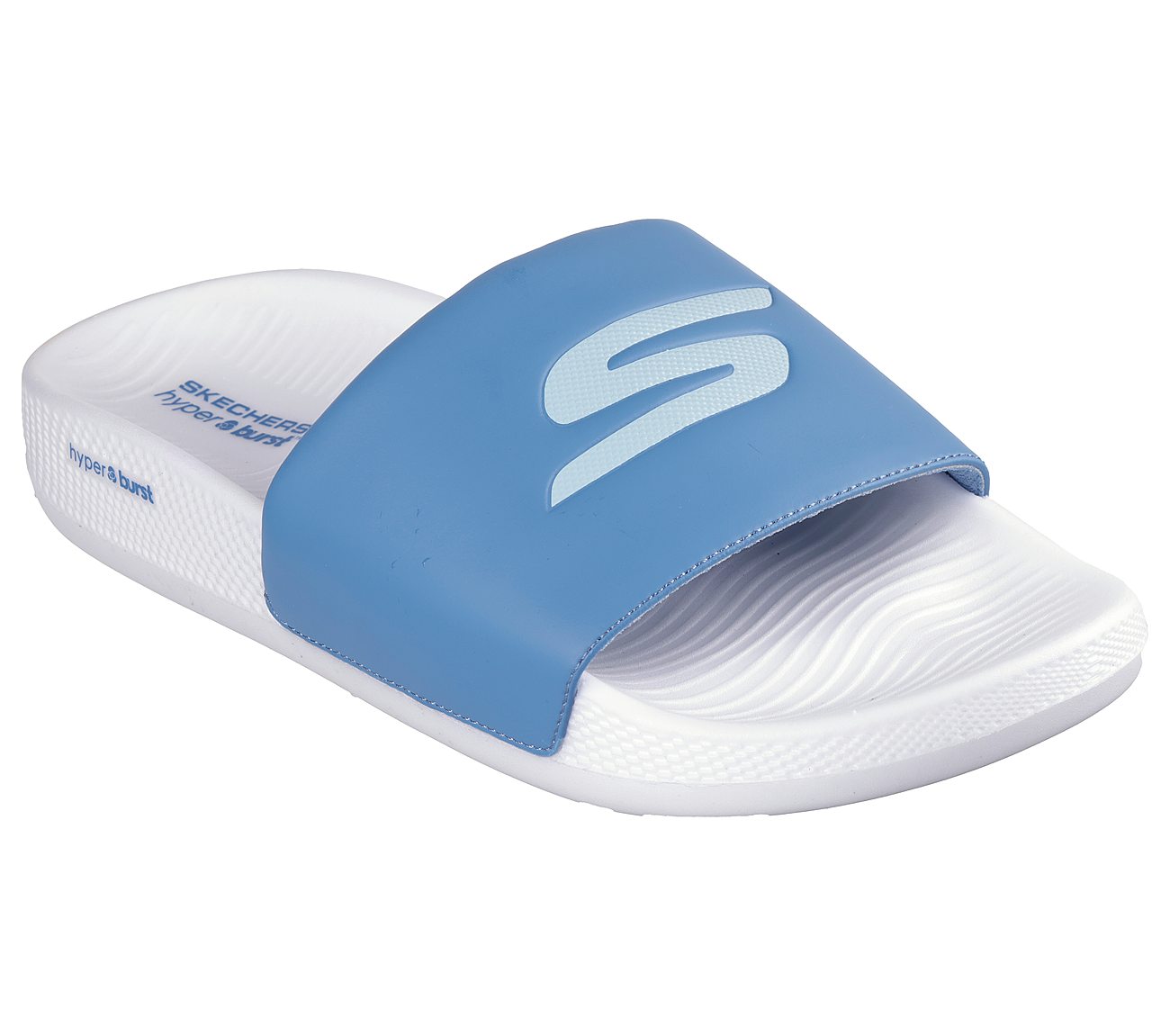 SKECHERS HYPER SLIDE - DERIVE MEN'S SANDAL - 246020-WBL