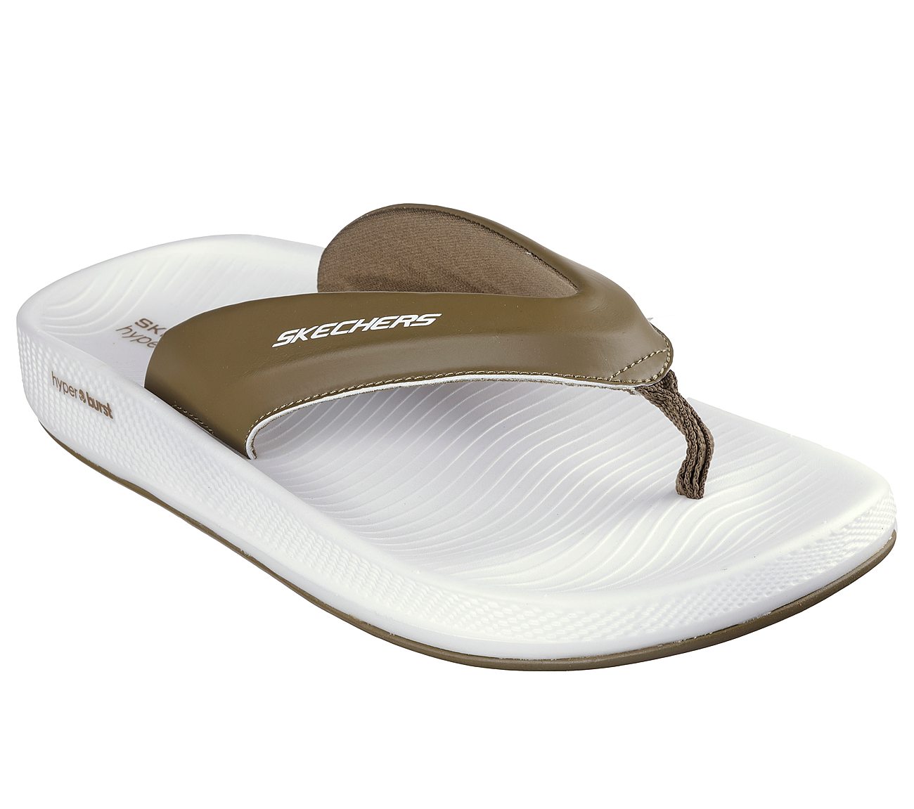 SKECHERS HYPER SLIDE - SIMPLE MEN'S SANDAL - 246021-OLV