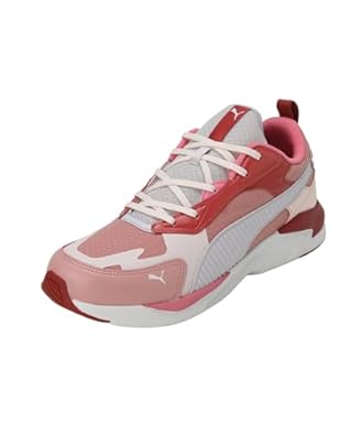 Side view of PUMA Women's Lifestyle Lace-Up Sneakers, showcasing the sleek design, breathable upper, cushioned insole, and iconic PUMA logo, designed for comfort and style in everyday wear.