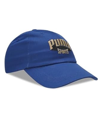 Side view of PUMA Unisex Lifestyle Cap, highlighting the adjustable strap, breathable fabric, and iconic PUMA logo, designed for a comfortable and stylish fit during casual wear.