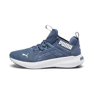 Side view of PUMA Men's Lifestyle Lace-Up Sneakers, showcasing the sleek design, breathable upper, cushioned insole, and iconic PUMA logo, designed for comfort and style in everyday wear.