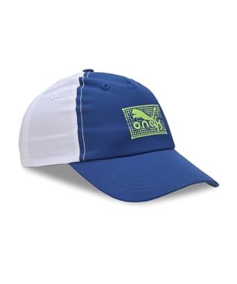 Side view of PUMA Unisex Lifestyle Cap, highlighting the adjustable strap, breathable fabric, and iconic PUMA logo, designed for a comfortable and stylish fit during casual wear.