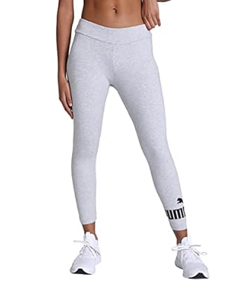 Side view of PUMA Women's Lifestyle Tights, showcasing the stretchy, supportive fit, soft fabric, and signature PUMA logo, designed for comfort and style.