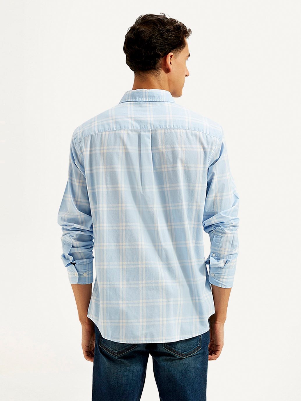 LEVIS Men's Checkered Slim Fit Shirt