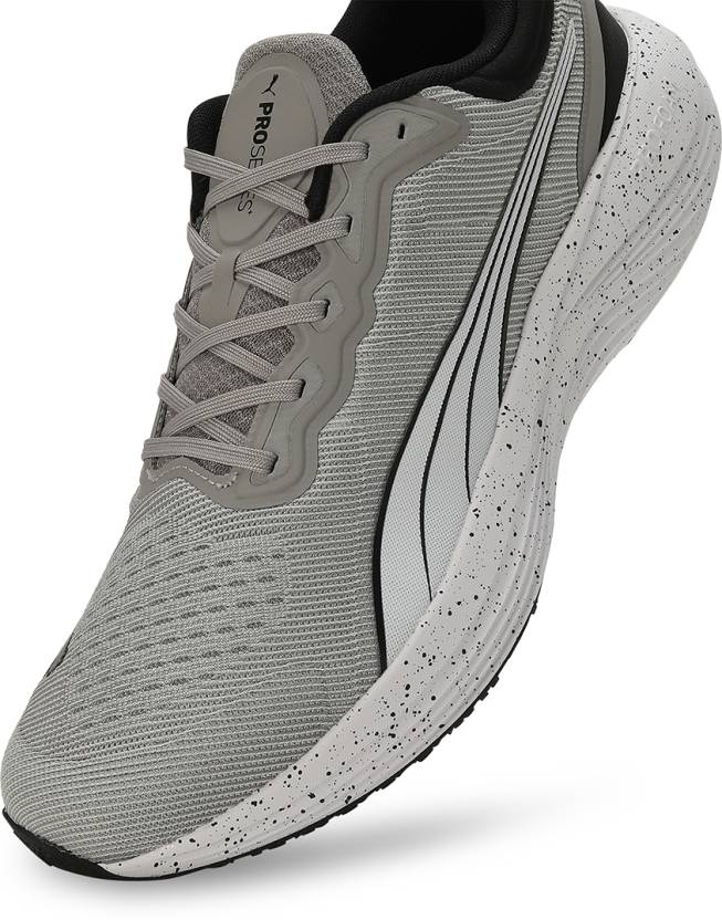 Puma Scend Pro Engineered Concrete Gray-Ash G Men's Running Shoes-37877702