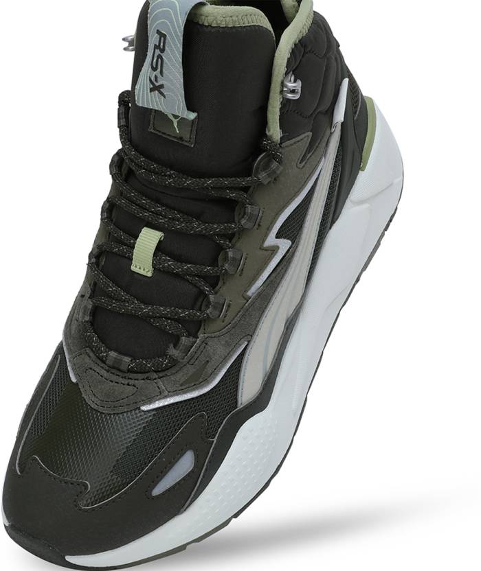 Puma RS-X Hi Dark Olive-Vapor Gray Men's Lifestyle Shoes-39271807